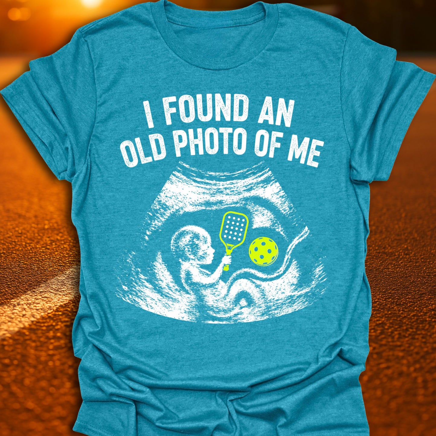Old Photo Pickleball T-Shirt