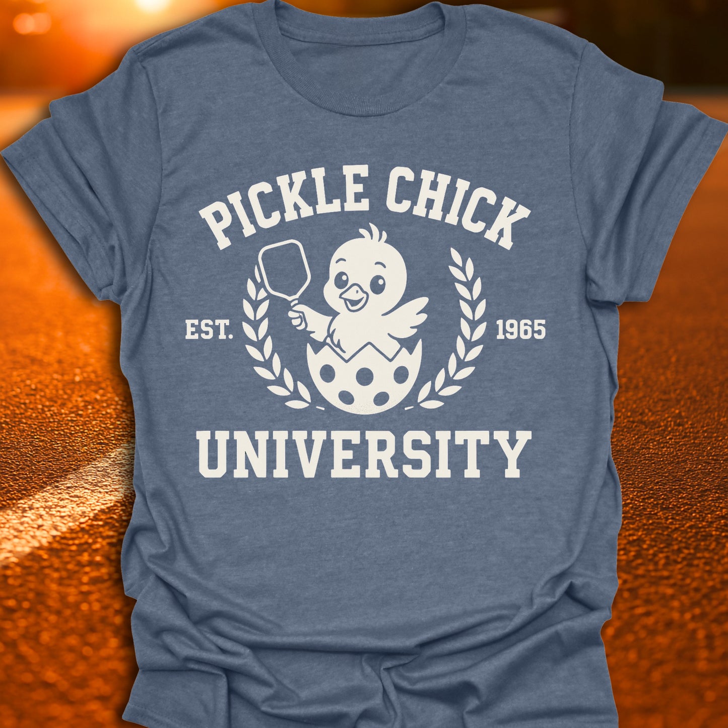 Pickle Chick University (White Print) T-Shirt