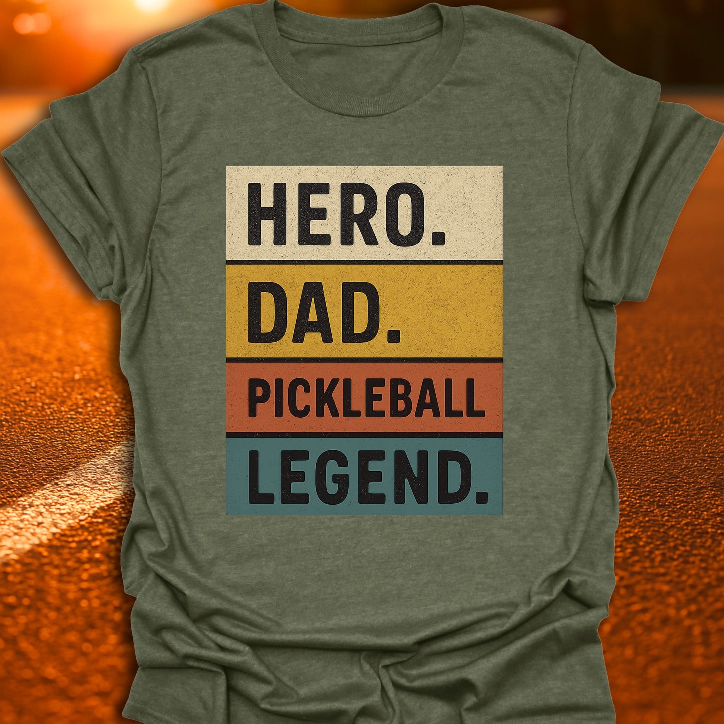 Hero. Dad. Pickleball Legend T-Shirt