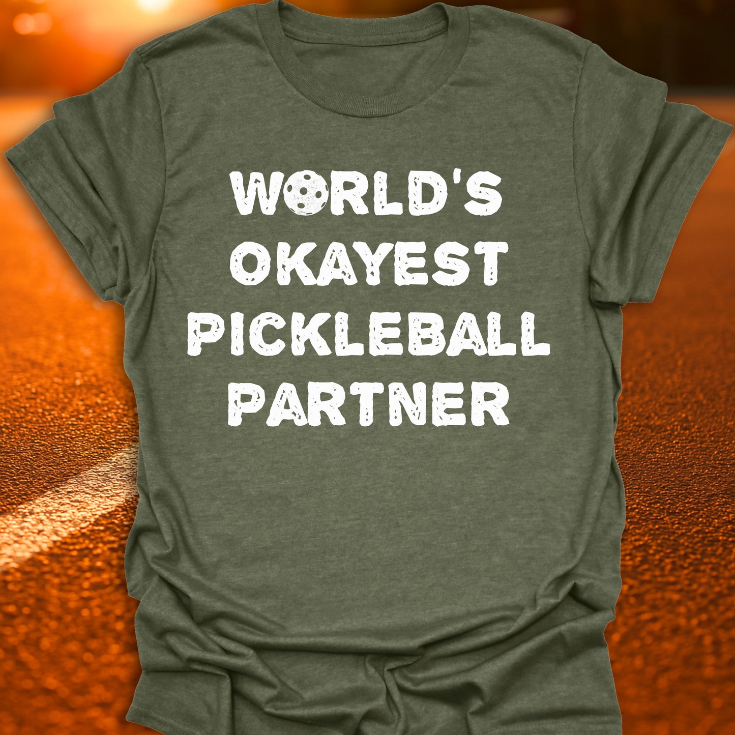 World's Okayest Pickleball Partner T-Shirt
