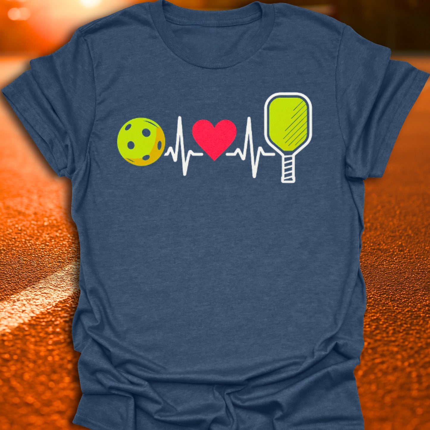 Pickleball Heart Beat T-Shirt