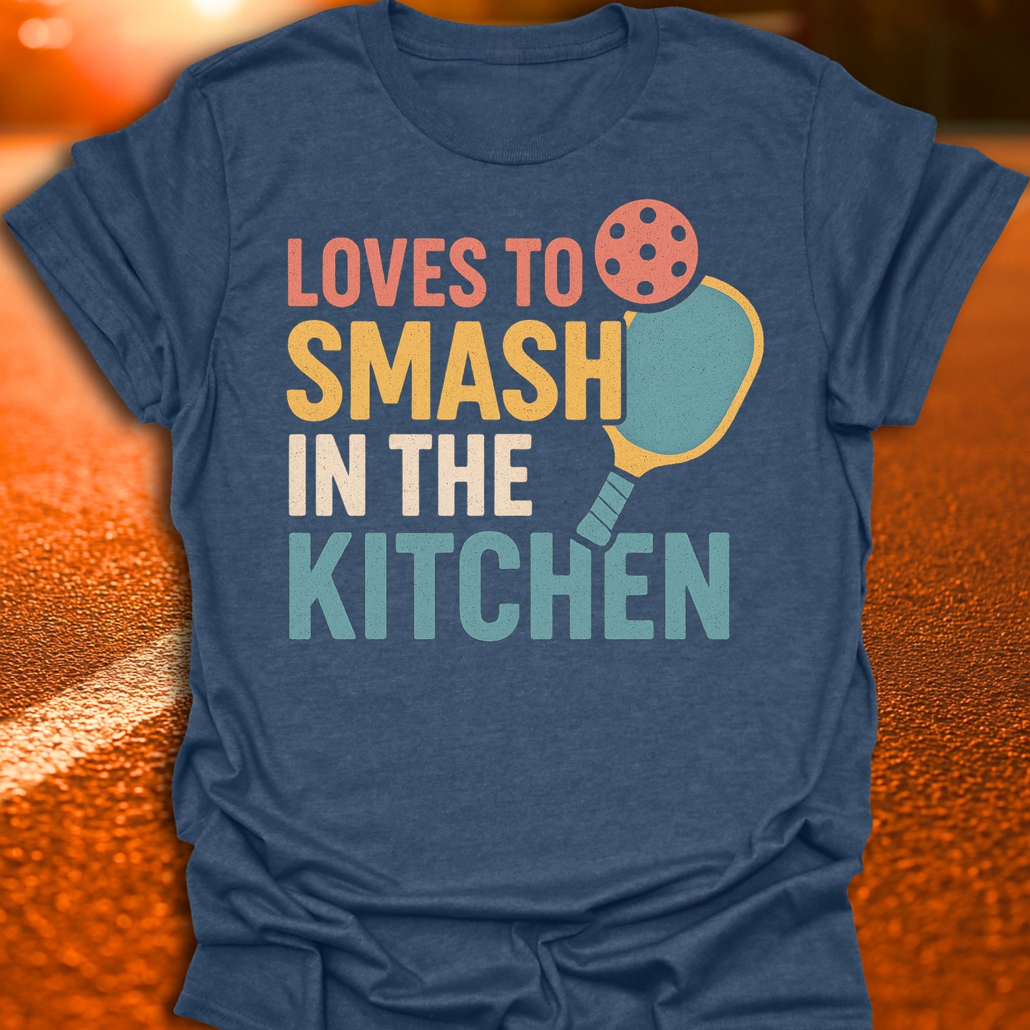 Loves To Smash In The Kitchen Retro T-Shirt