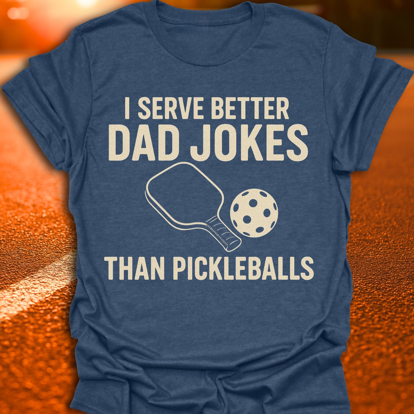 I Serve Better Dad Jokes Than Pickleballs T-Shirt