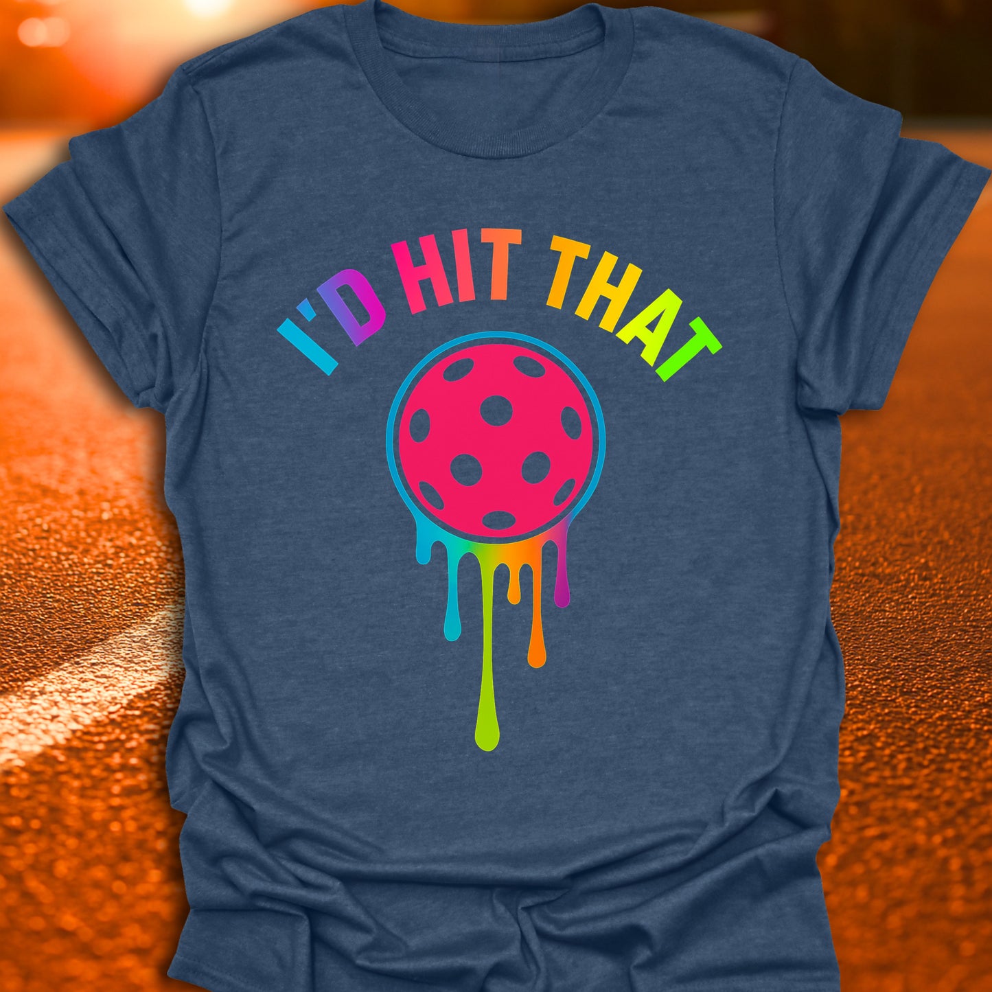 I'd Hit That Neon Pickleball T-Shirt