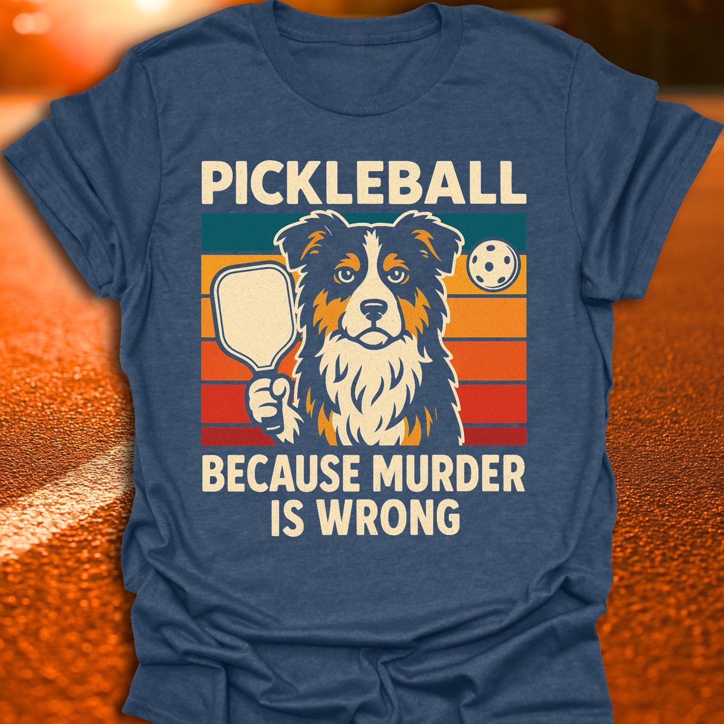 Murder Is Wrong Pickleball T-Shirt