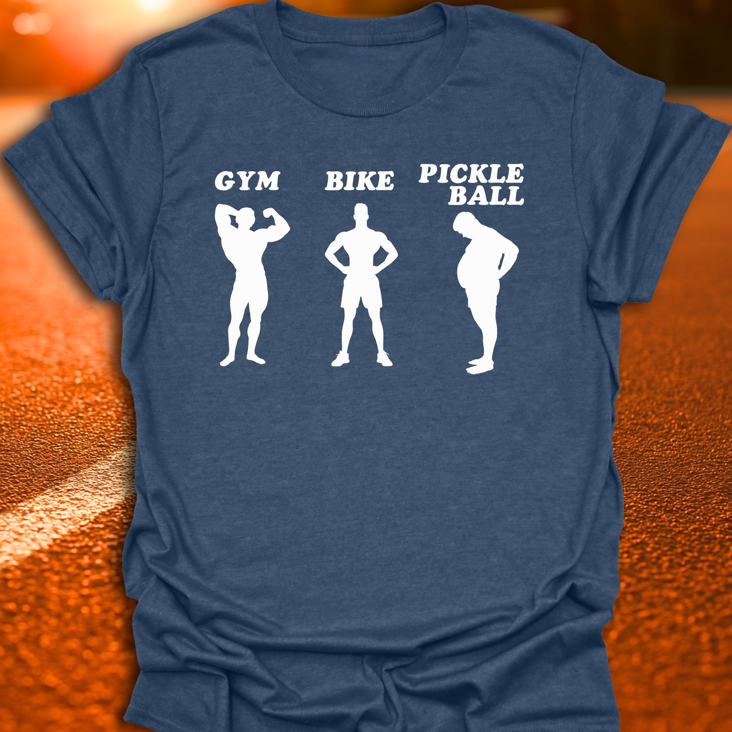Gym Bike Pickleball T-Shirt