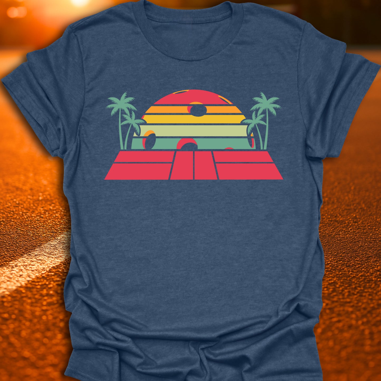 Pickleball Sunset T-shirt