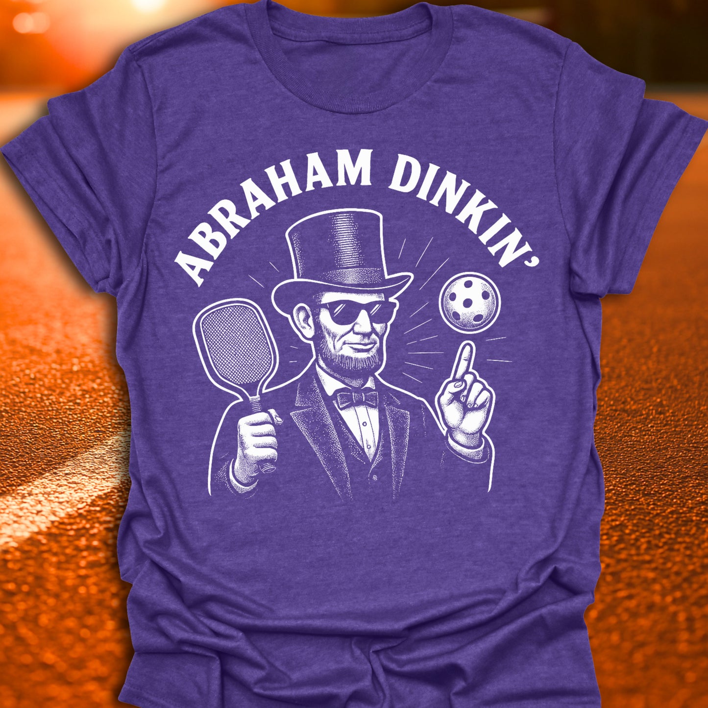 Abraham Dinkin' Pickleball T-Shirt