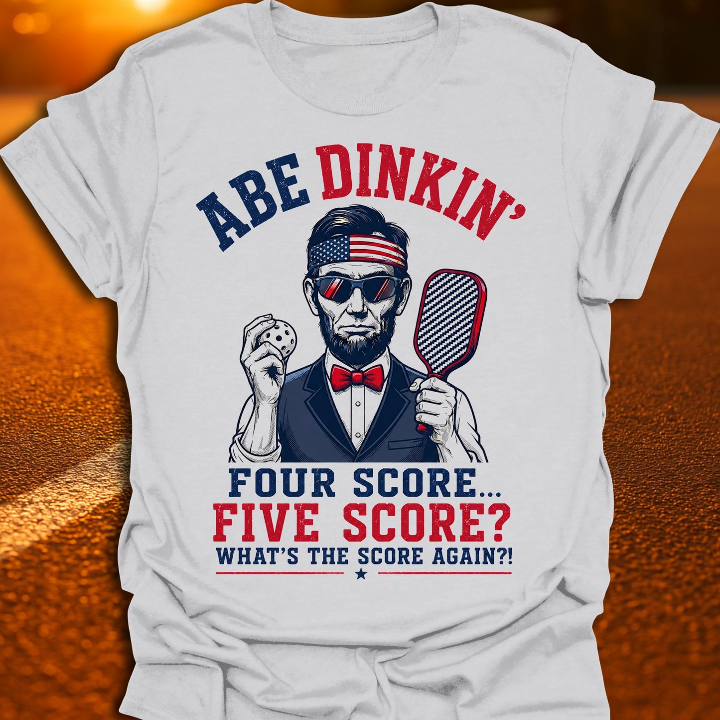 Abe Dinkin' Pickleball T-Shirt