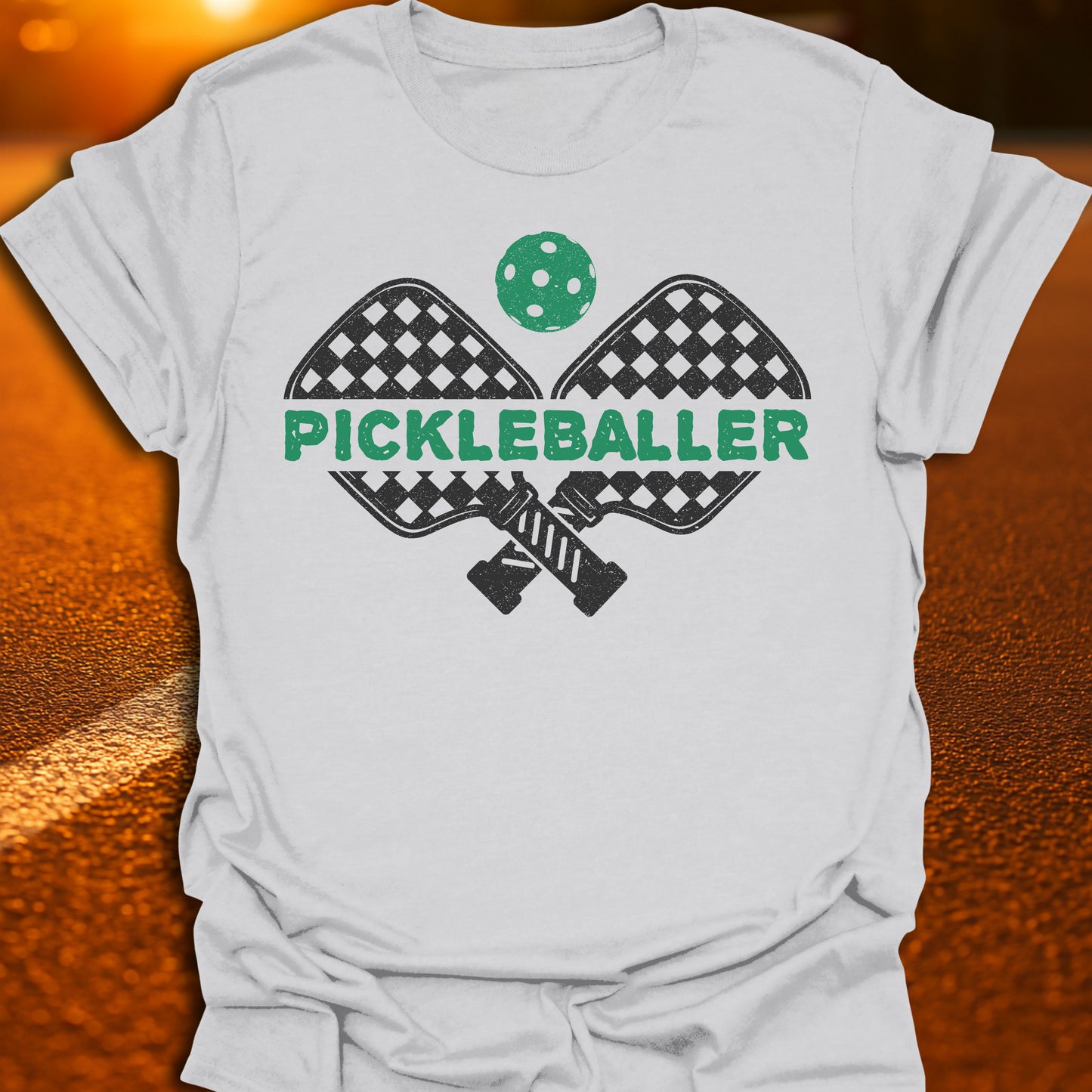 Pickleballer Paddles & Ball T-Shirt