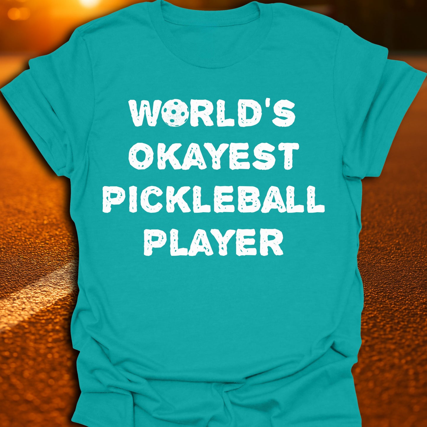 World's Okayest Pickleball Player T-Shirt
