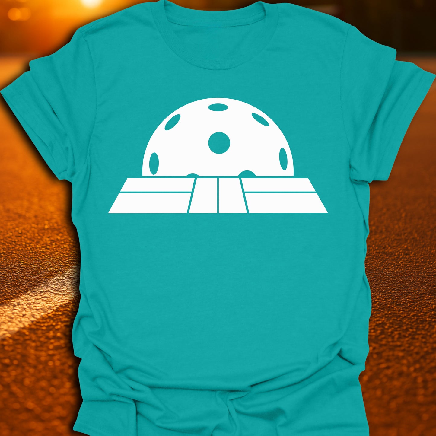 Pickleball Court & Ball T-Shirt