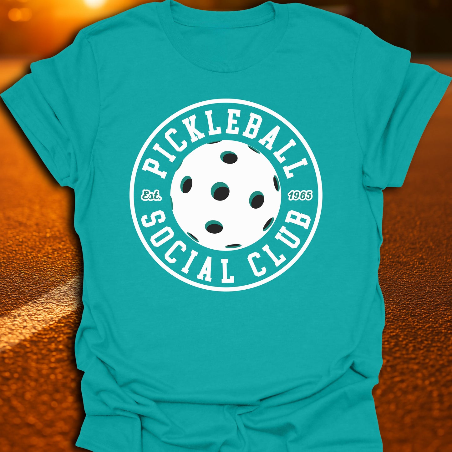 Pickleball Social Club (Circle) T-Shirt