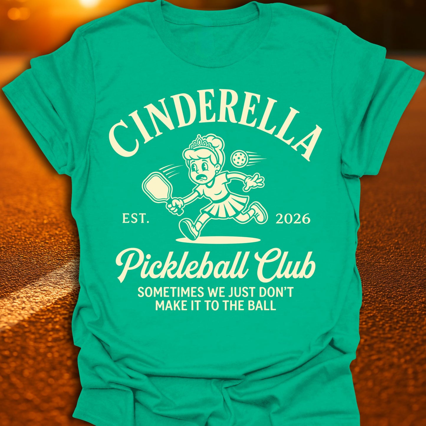 Cinderella Pickleball Club T-Shirt