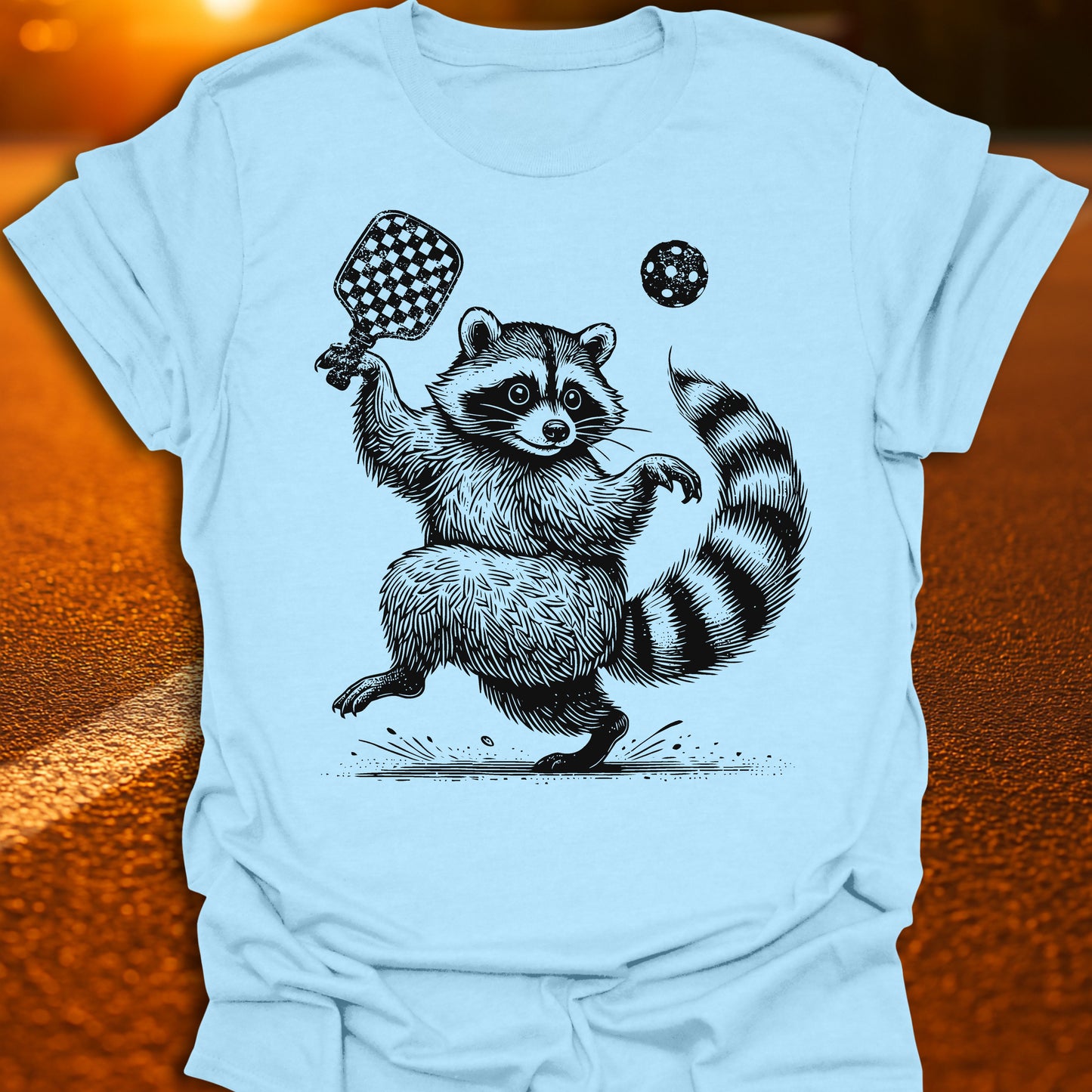 Raccoon Pickleball T-Shirt