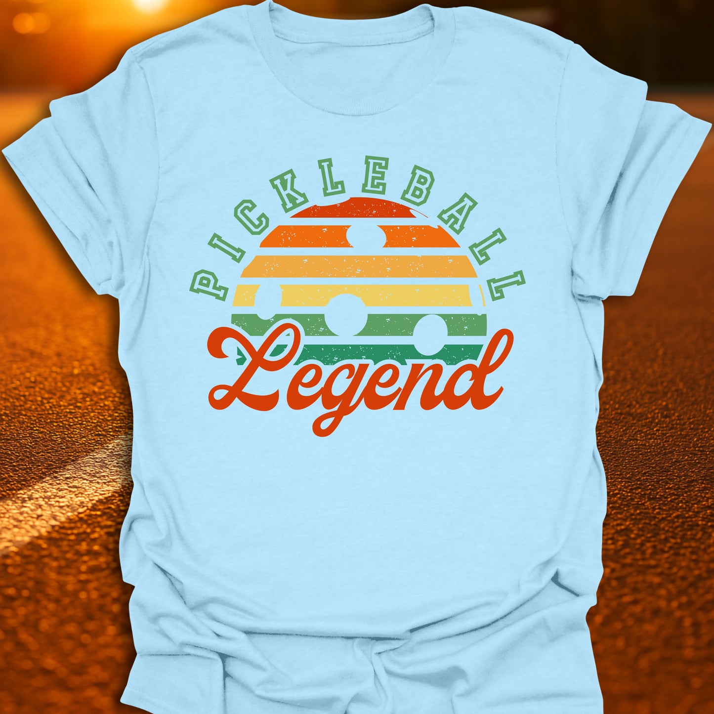 Pickleball Legend Sunset T-Shirt