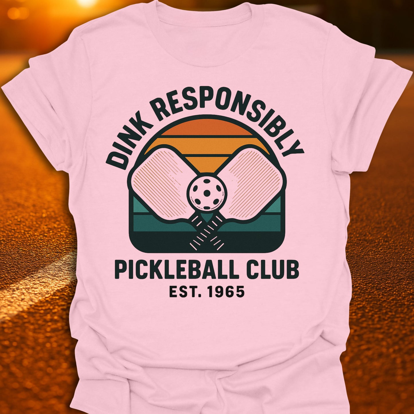Dink Responsibly Pickleball T-Shirt
