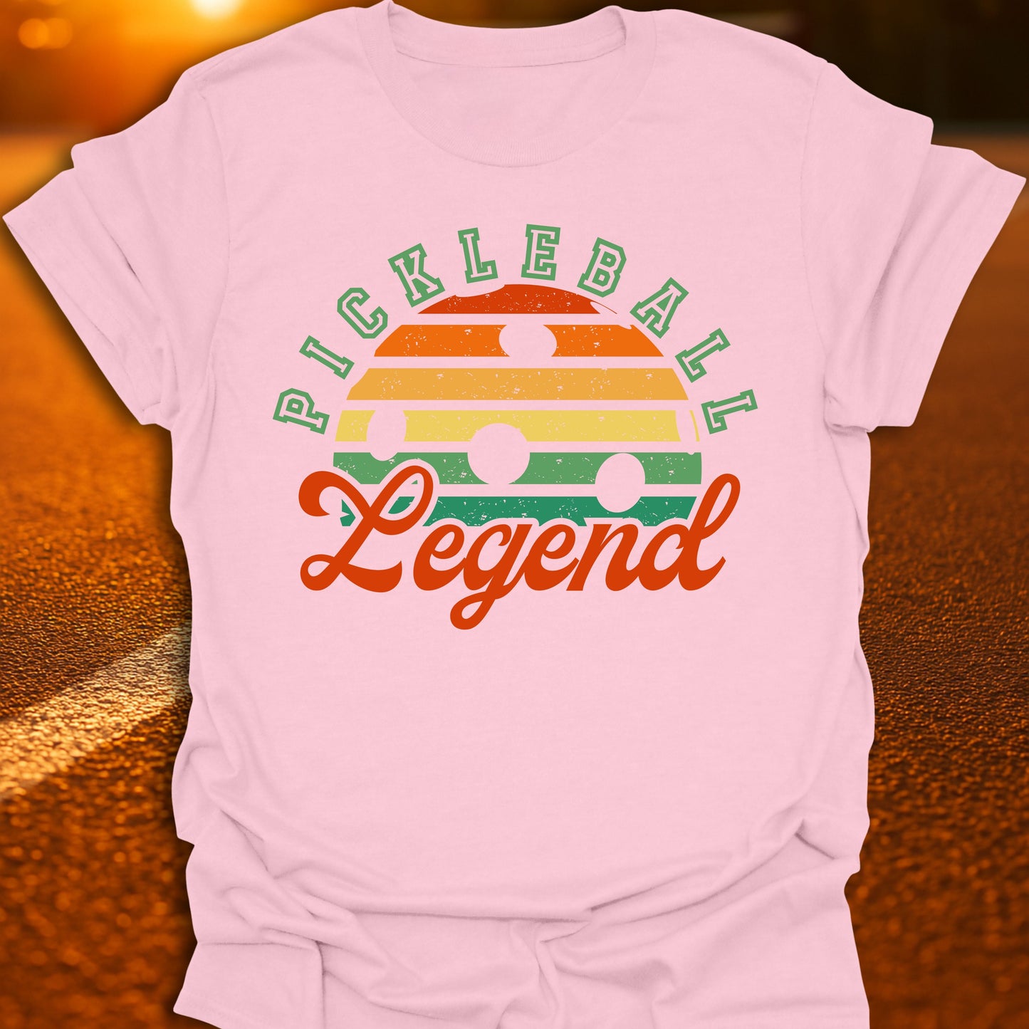 Pickleball Legend Sunset T-Shirt