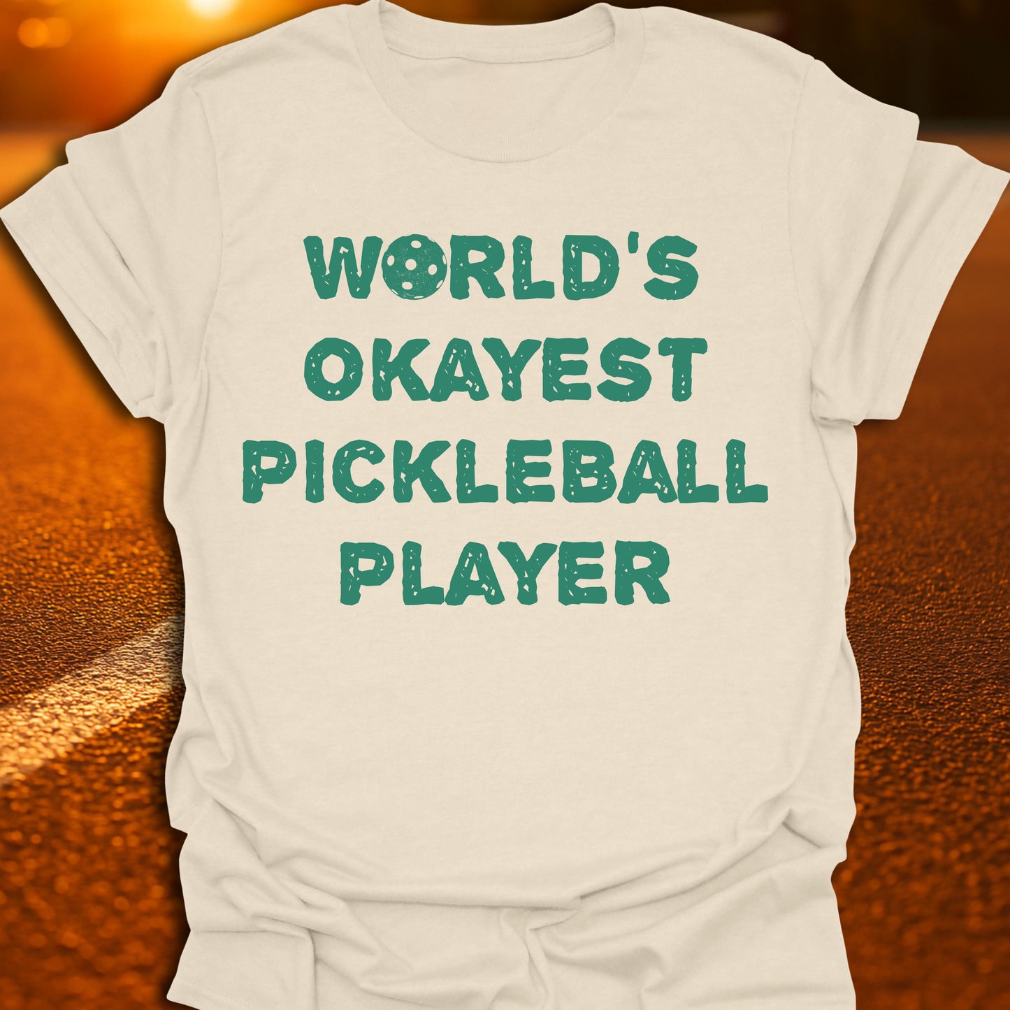 World's Okayest Pickleball Player T-Shirt
