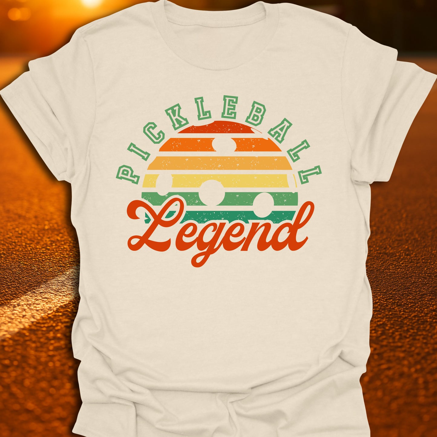Pickleball Legend Sunset T-Shirt