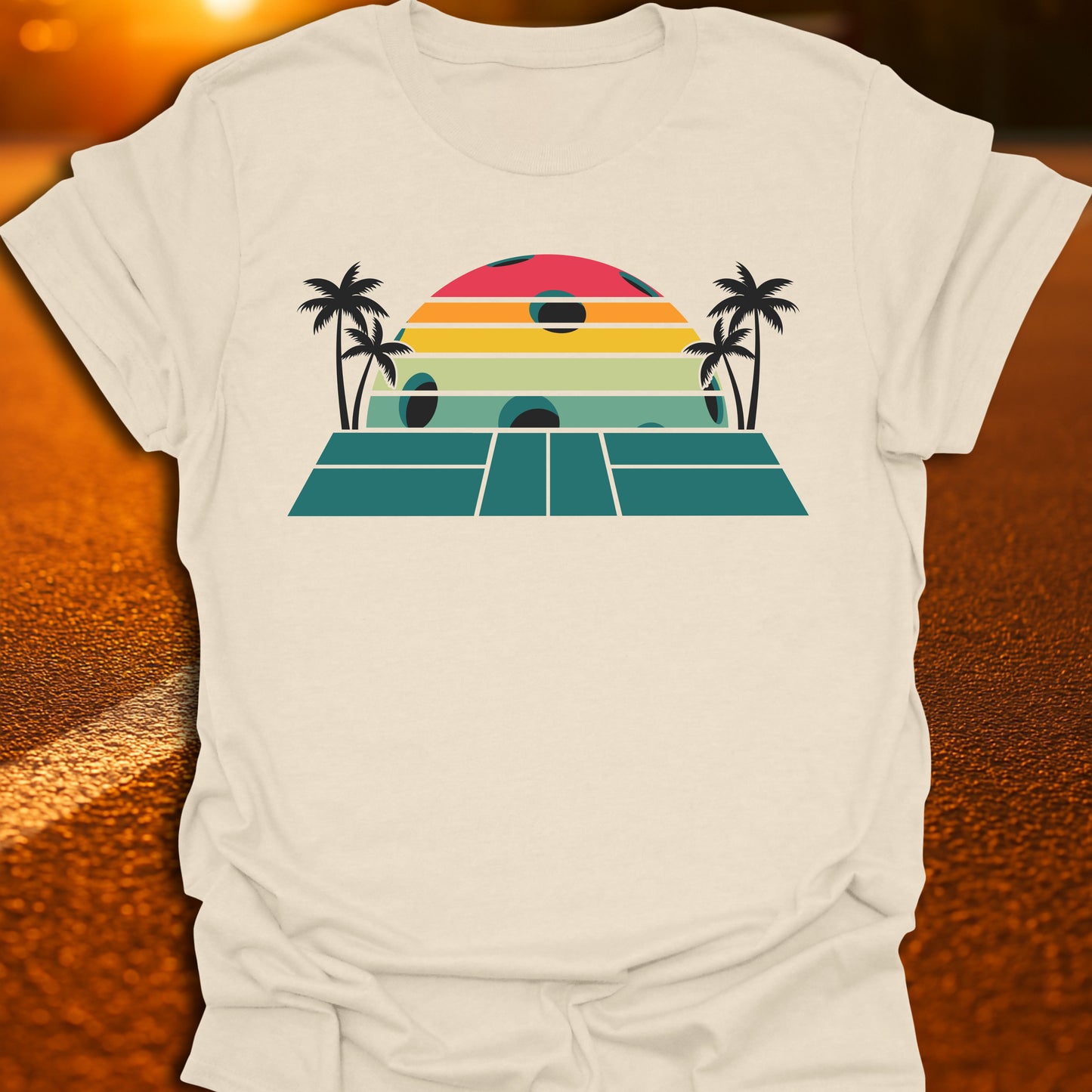Pickleball Sunset T-shirt