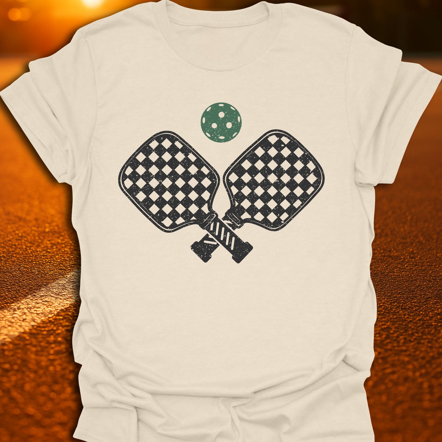 Checkerboard Paddles & Ball T-Shirt