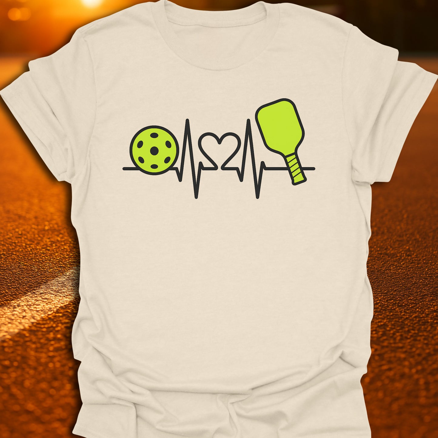 Pickleball Heartbeat T-Shirt