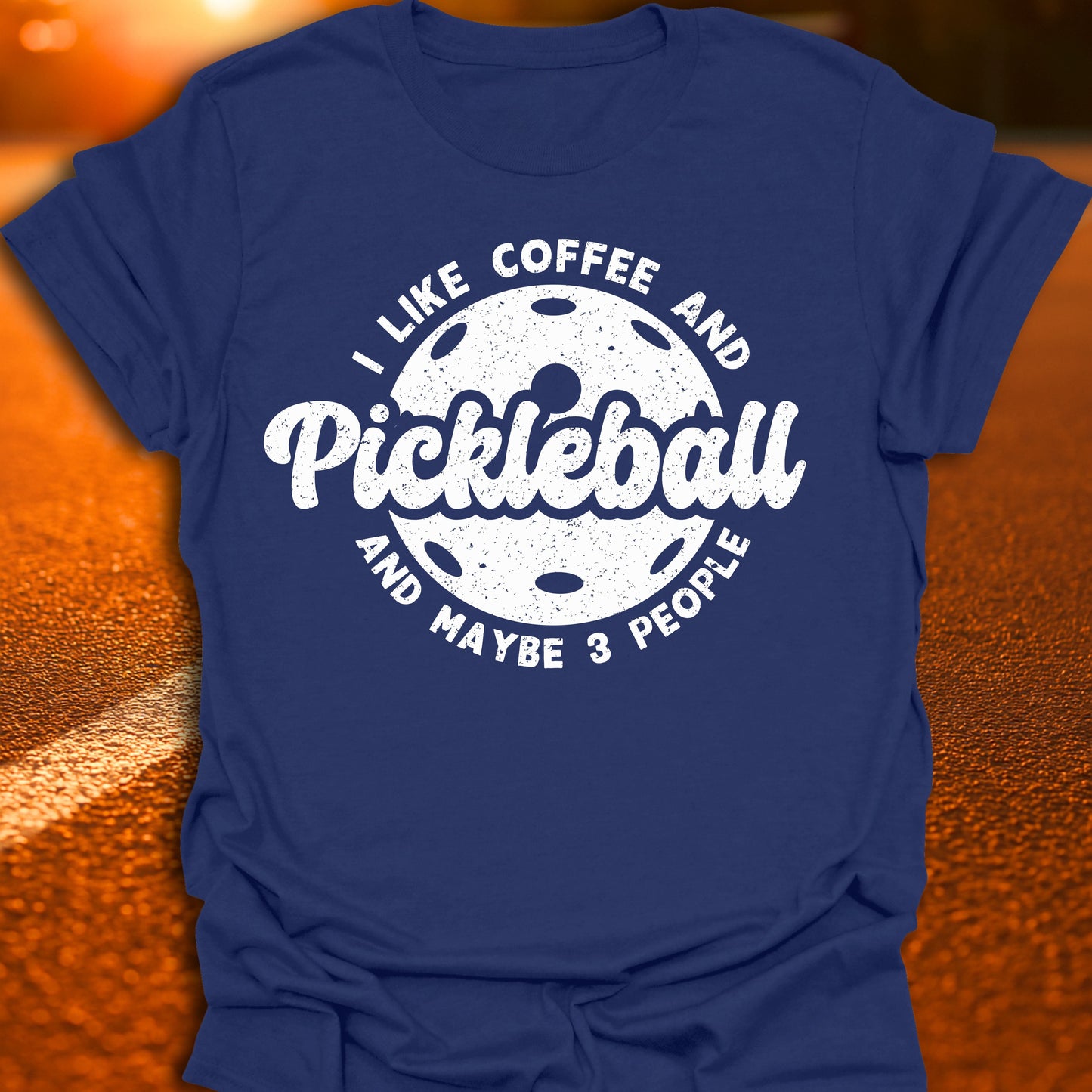 Coffee, Pickleball, 3 People T-Shirt