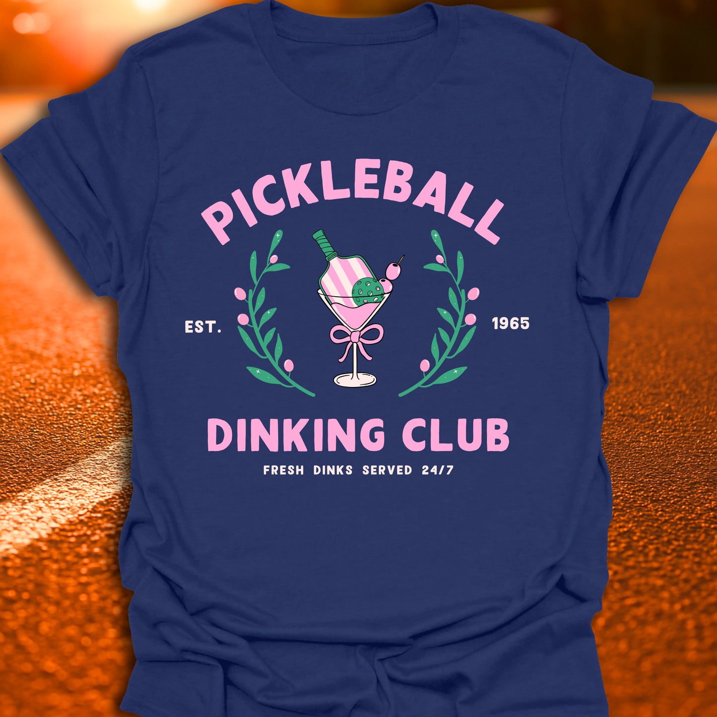 Pickleball Dinking Club (Fresh Dinks Served 24/7) T-Shirt
