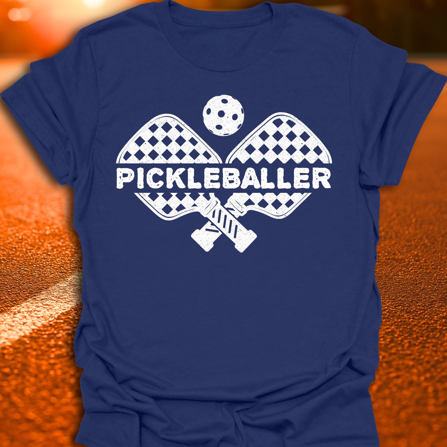 Pickleballer Paddles & Ball T-Shirt