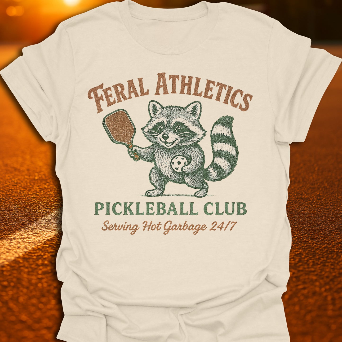 Feral Athletics Pickleball Club Vintage T-Shirt