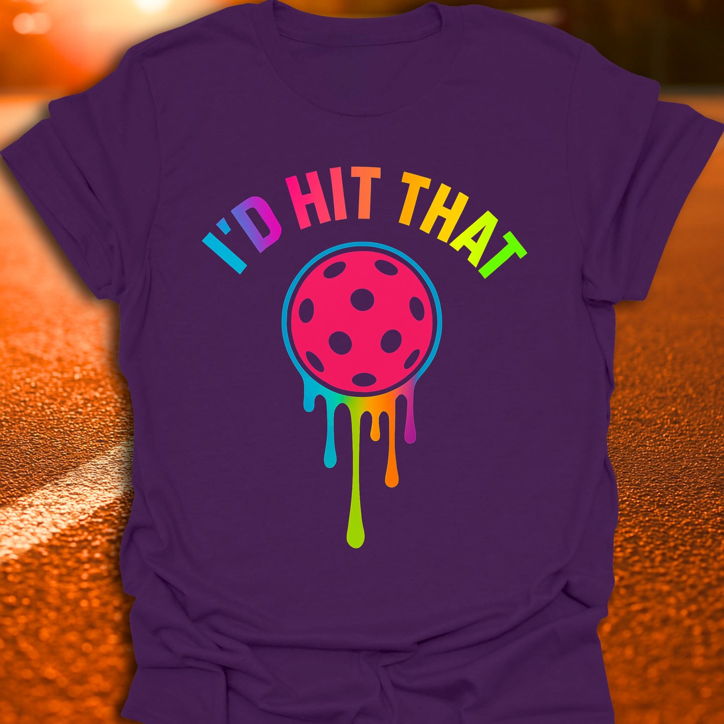 I'd Hit That Neon Pickleball T-Shirt