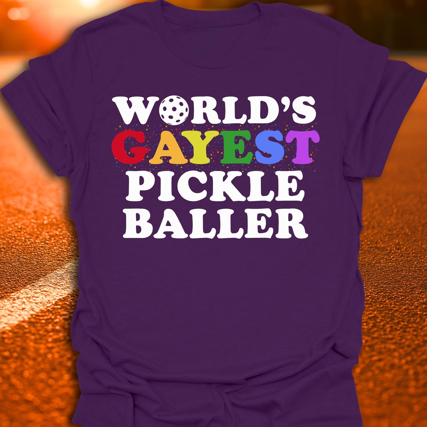 World's Gayest Pickleballer T-Shirt