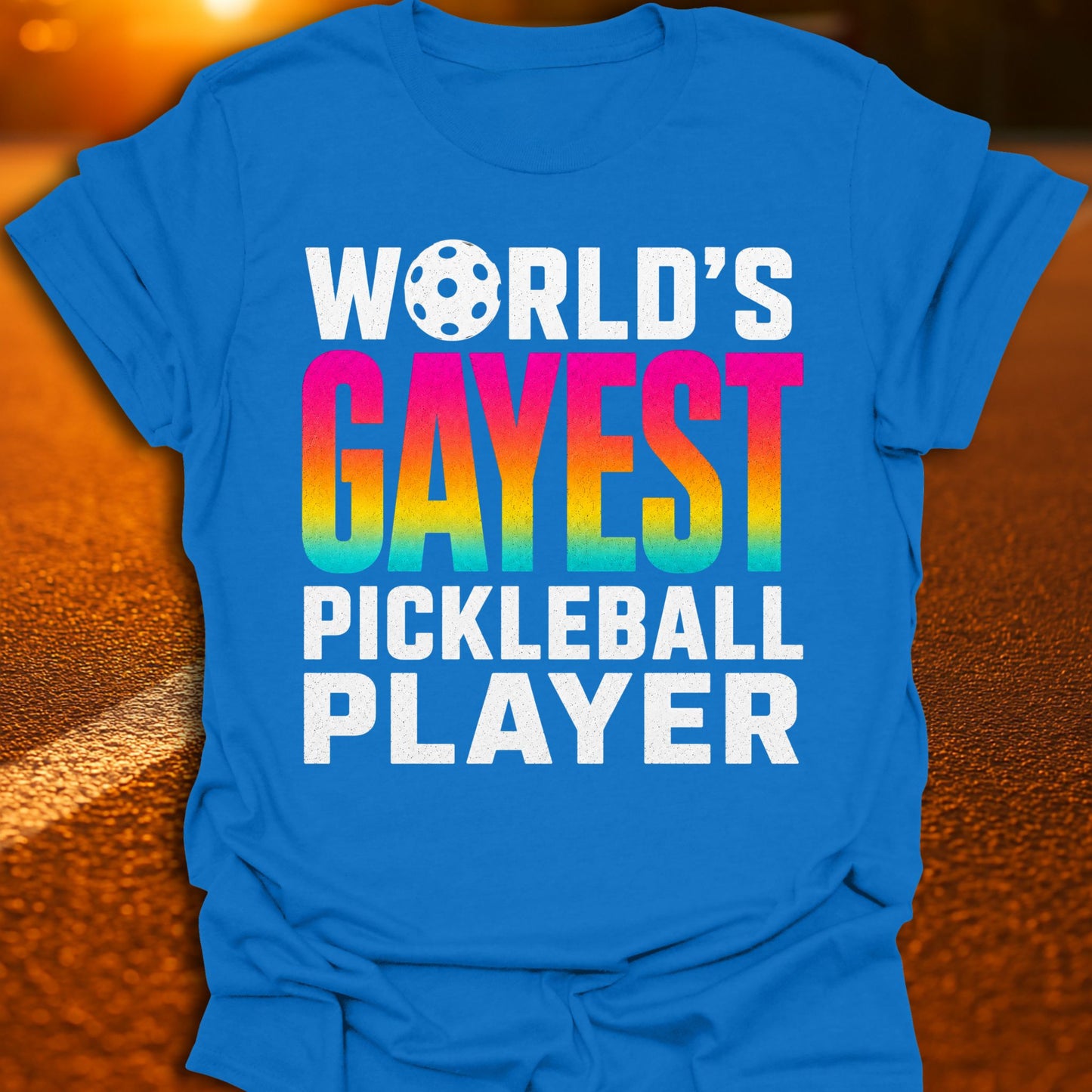World's Gayest Pickleball Player T-Shirt