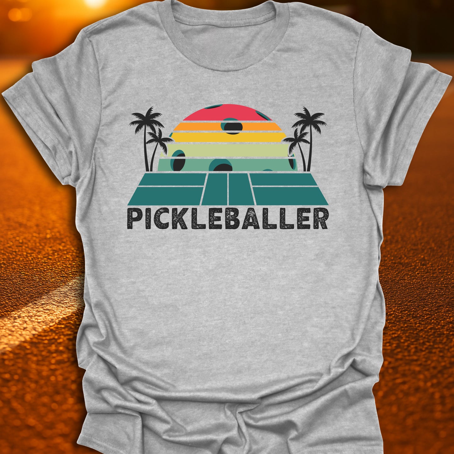 Pickleballer Sunset T-Shirt