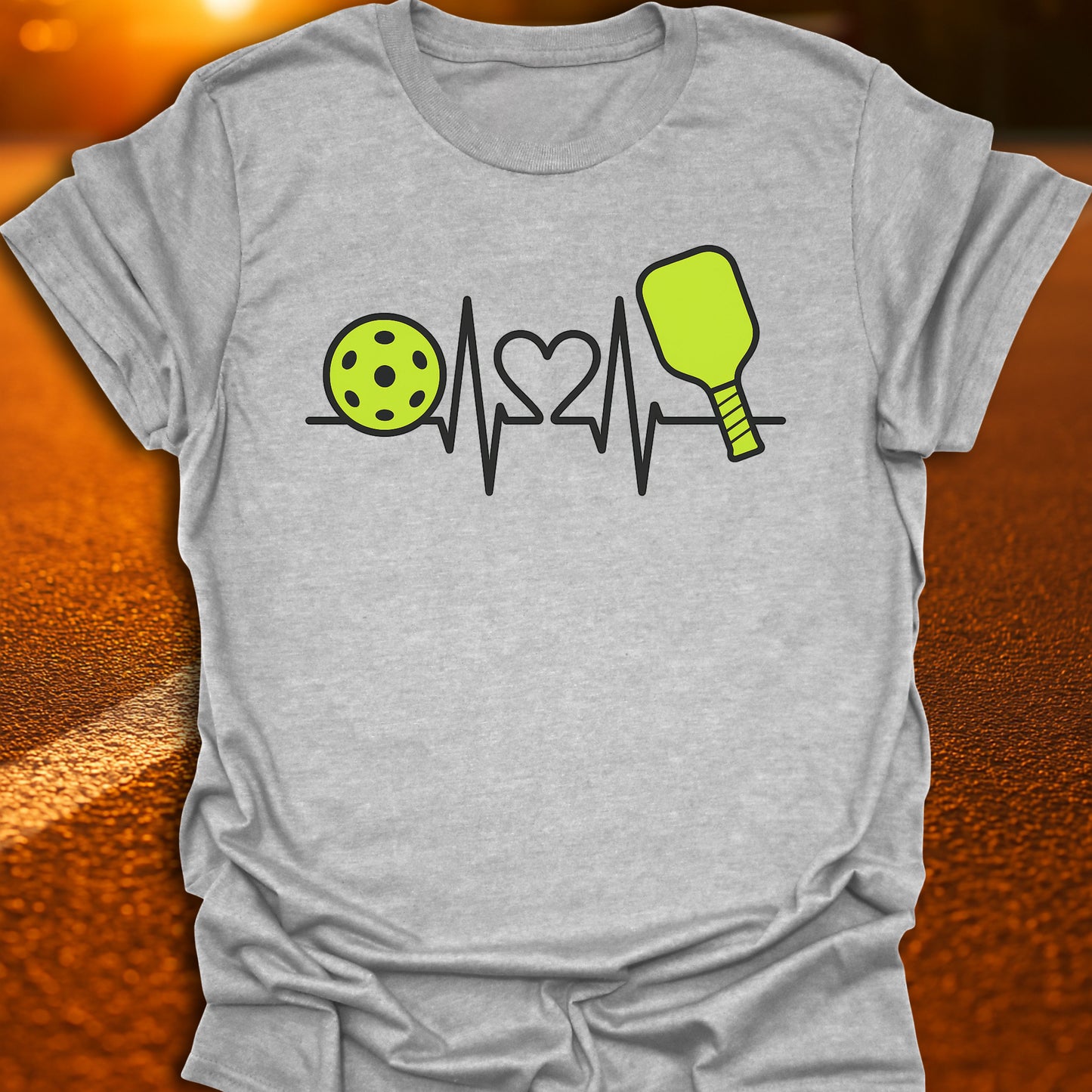 Pickleball Heartbeat T-Shirt