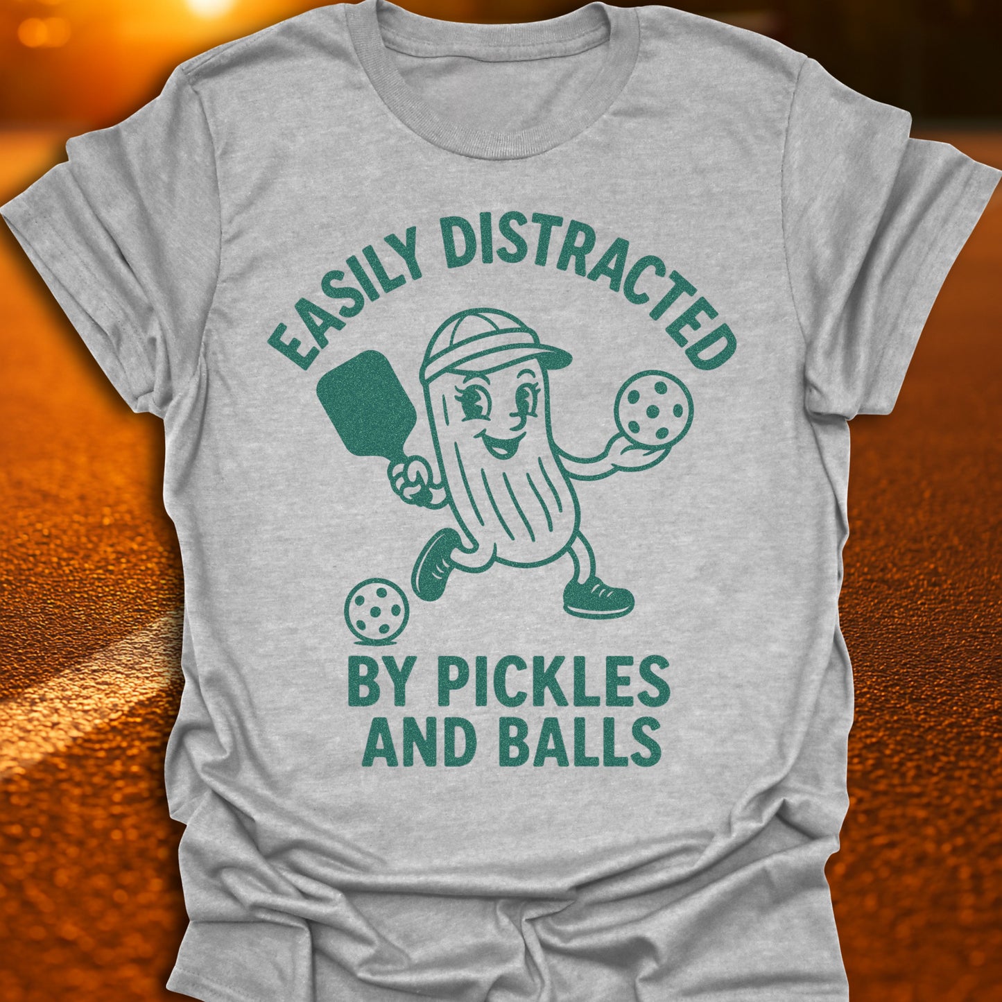 Easily Distracted By Pickles And Balls T-Shirt