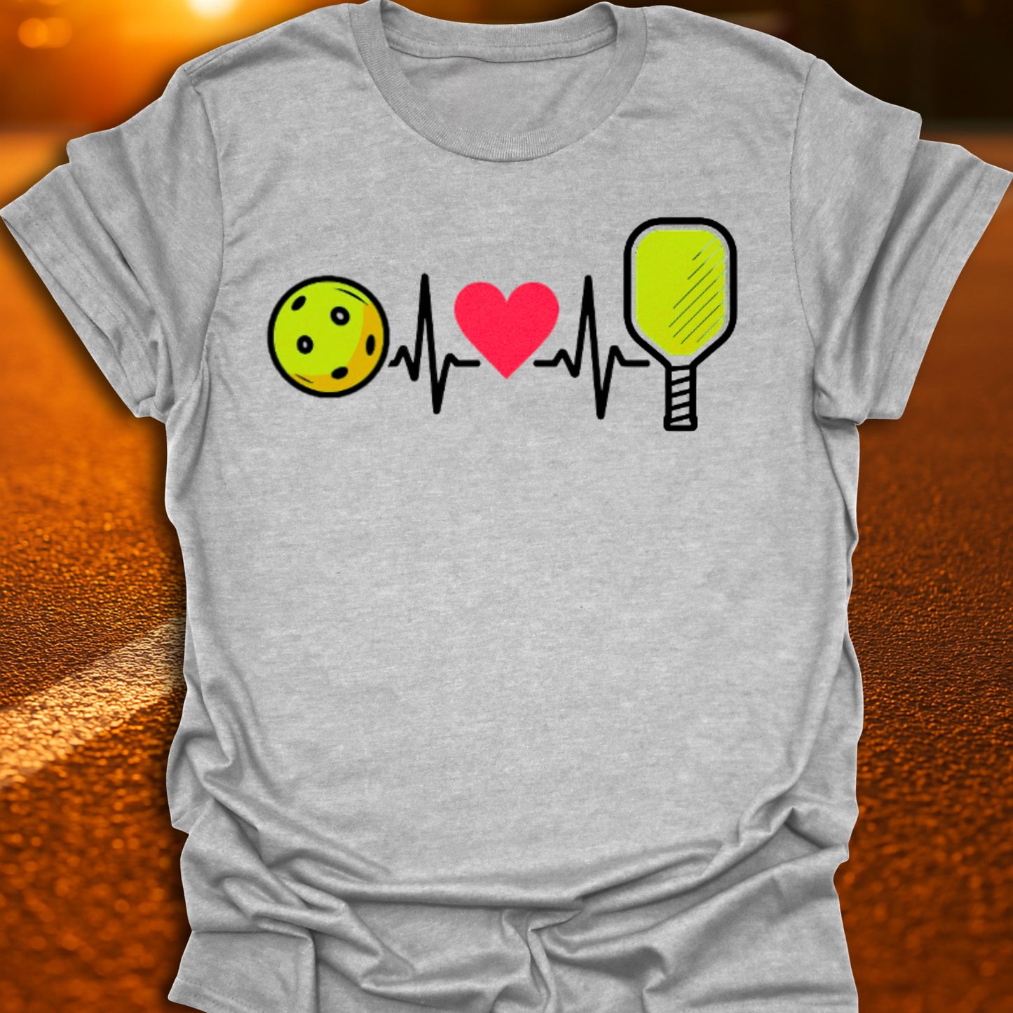 Pickleball Heart Beat T-Shirt