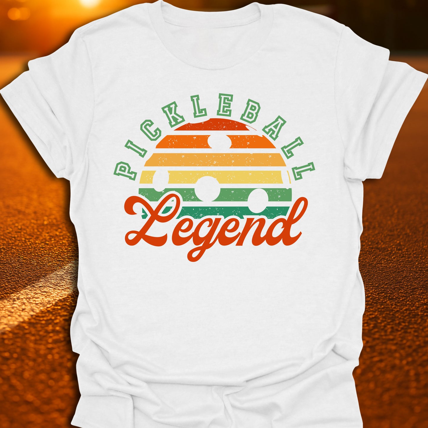 Pickleball Legend Sunset T-Shirt