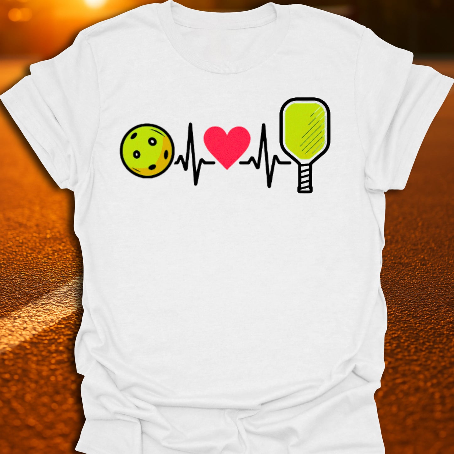 Pickleball Heart Beat T-Shirt