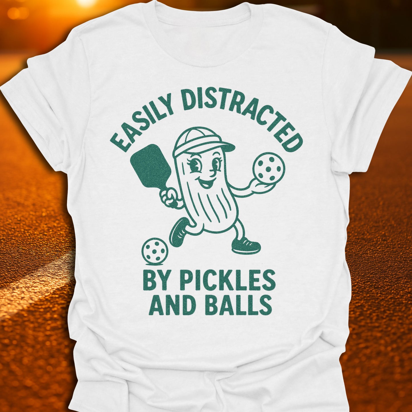 Easily Distracted By Pickles And Balls T-Shirt
