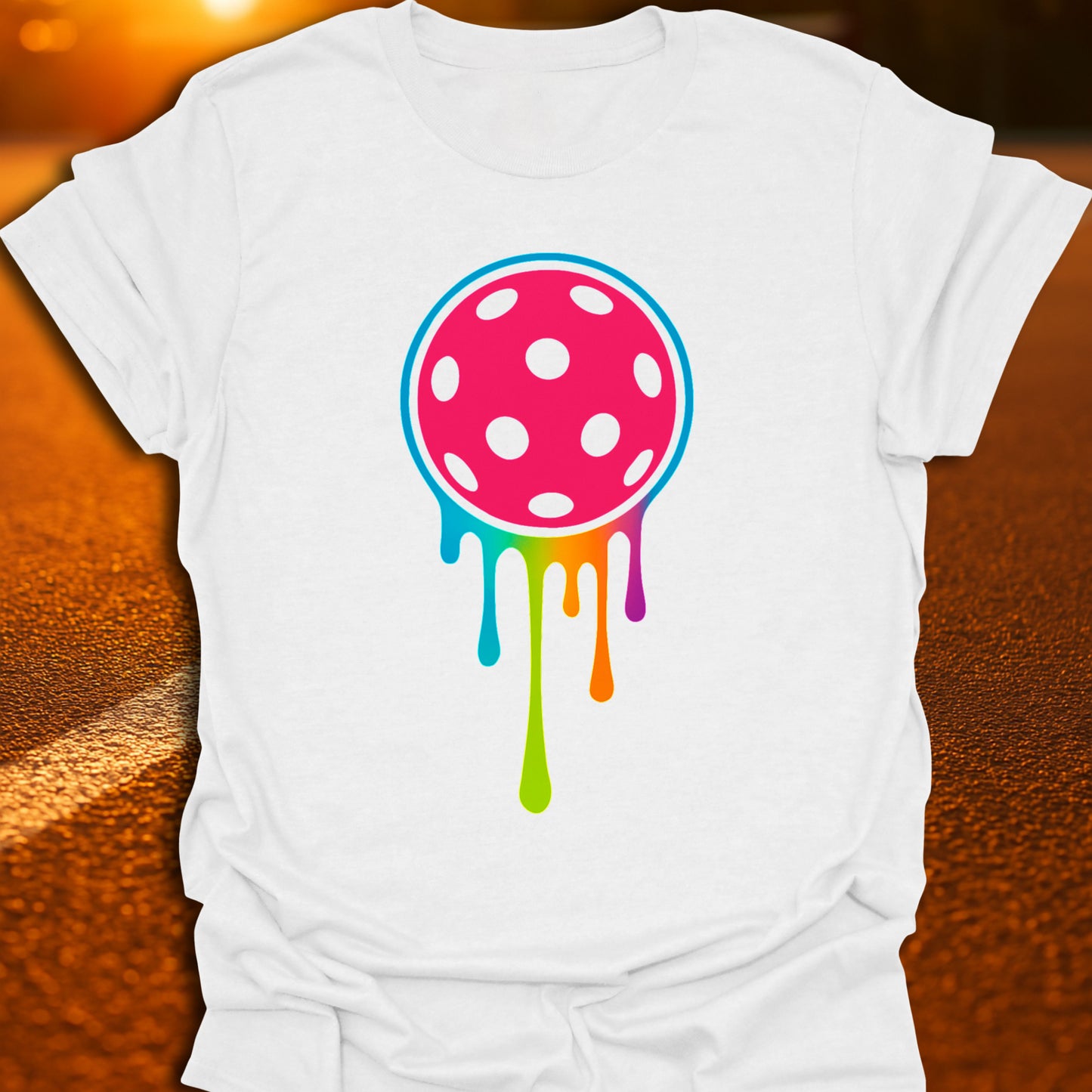 Neon Pickleball Drip T-Shirt