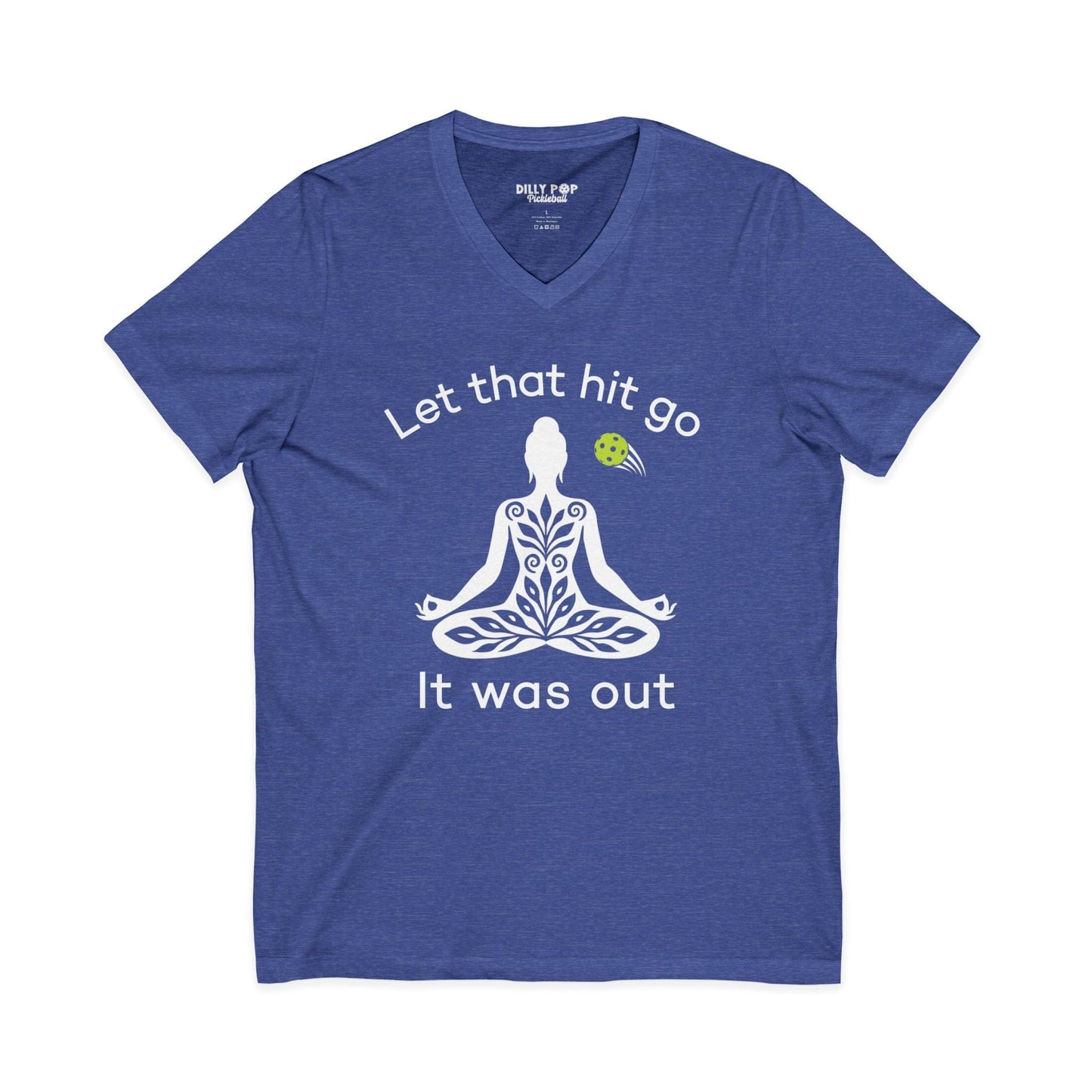 Let That Hit Go V-Neck Tee