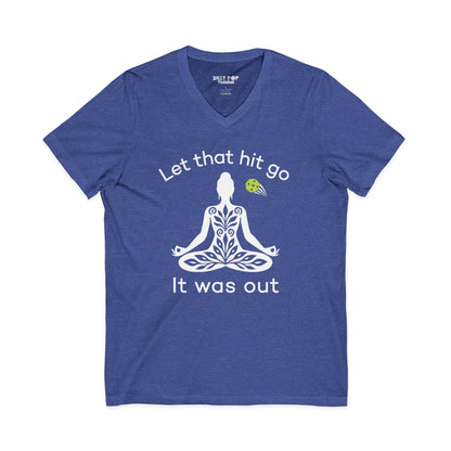 Let That Hit Go V-Neck Tee
