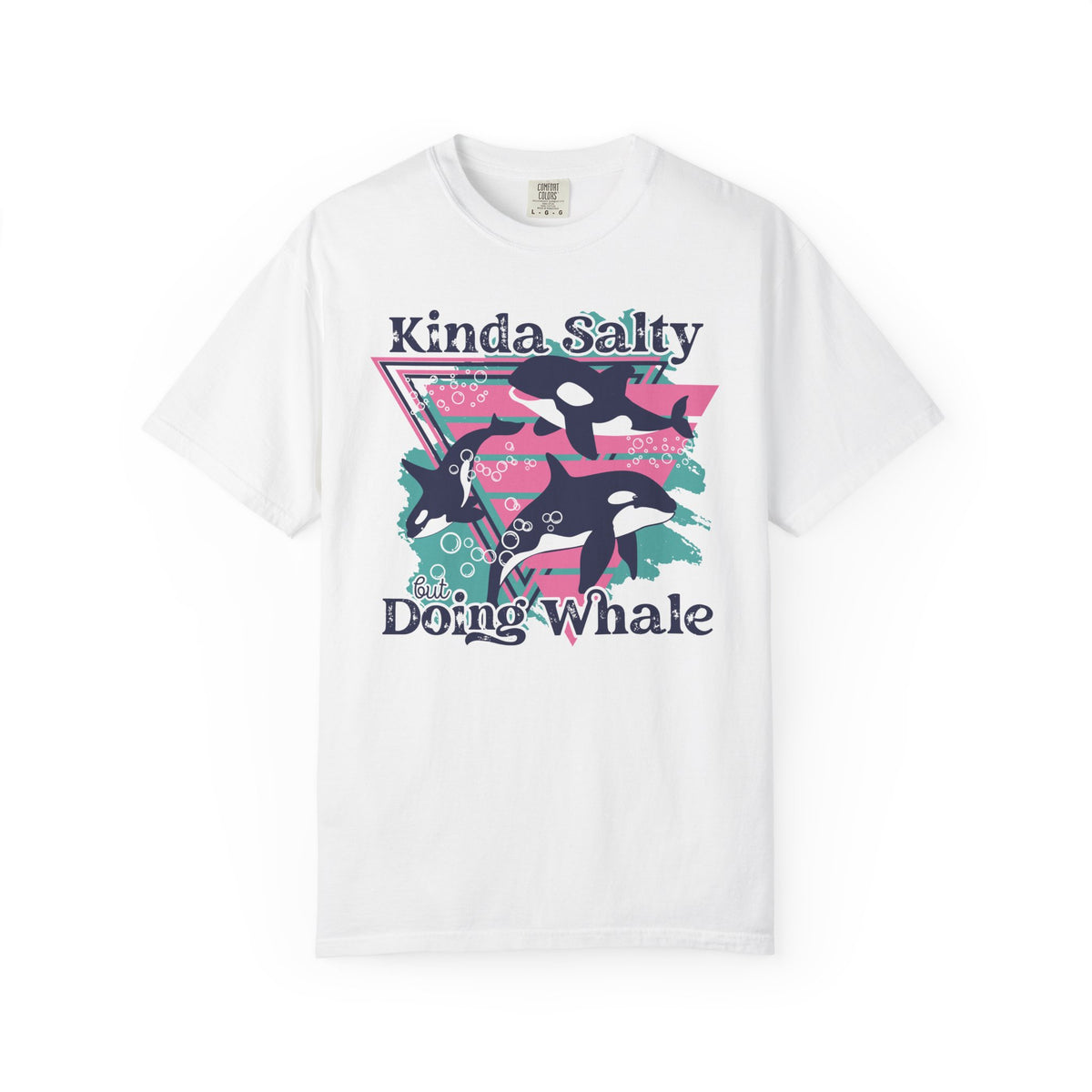 Kinda Salty Orca Retro T-shirt