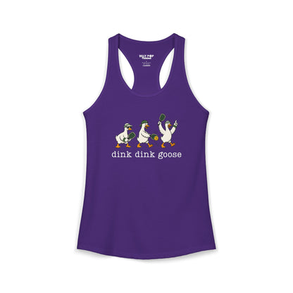 Dink Dink Goose Pickleball Racerback Tank