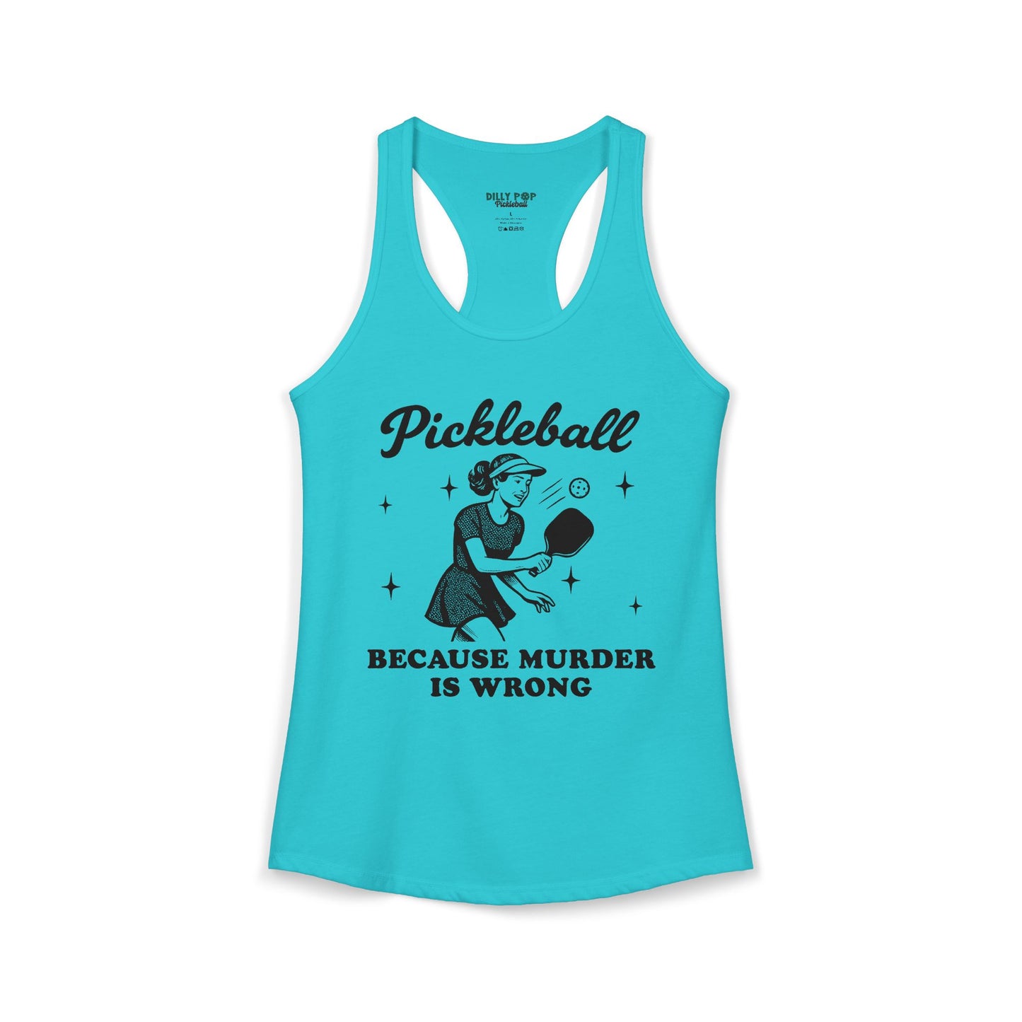 Murder Is Wrong Women's Racerback Tank