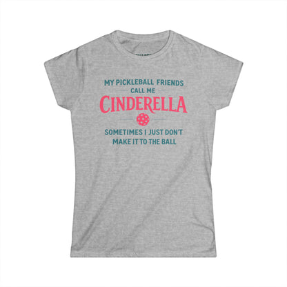 Cinderella Pickleball Women's Softstyle Tee