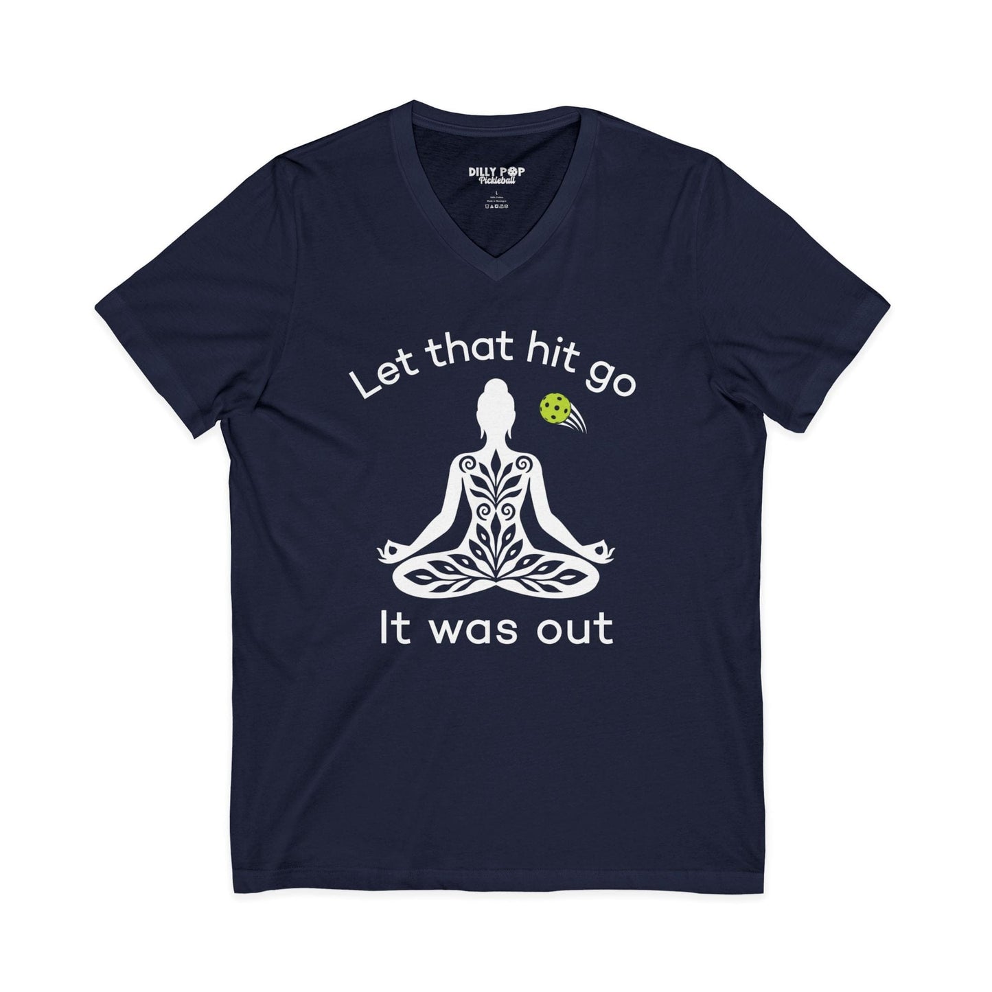 Let That Hit Go V-Neck Tee