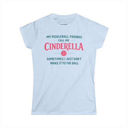 Cinderella Pickleball Women's Softstyle Tee